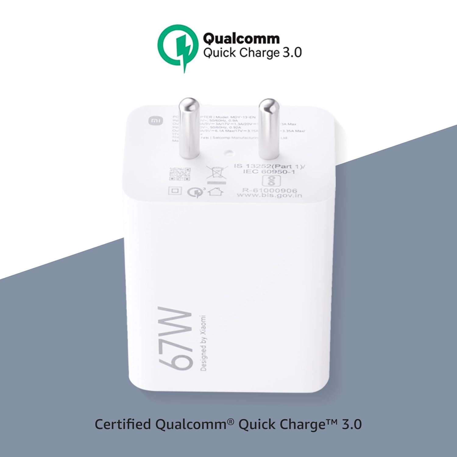 MI Xiaomi 67W Fast Charger USB-C Charging Adapter ,Quick Charge 4.0 Power Delivery PD Charger with Cable for Redmi Note, Poco, Mi Phone Series (White) MI Xiaomi 67W Fast Charger USB-C Charging Adapter ,Quick Charge 4.0 Power Delivery PD Charger with Cable for Redmi Note, Poco, Mi Phone Series (White)