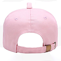 Printed Pink Caps with Your Name, Logo, Company Name, Image Printed on it. Best Boy