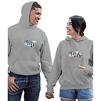 Men's & Women's Casual MR & MRS Printed Full Sleeve Cotton