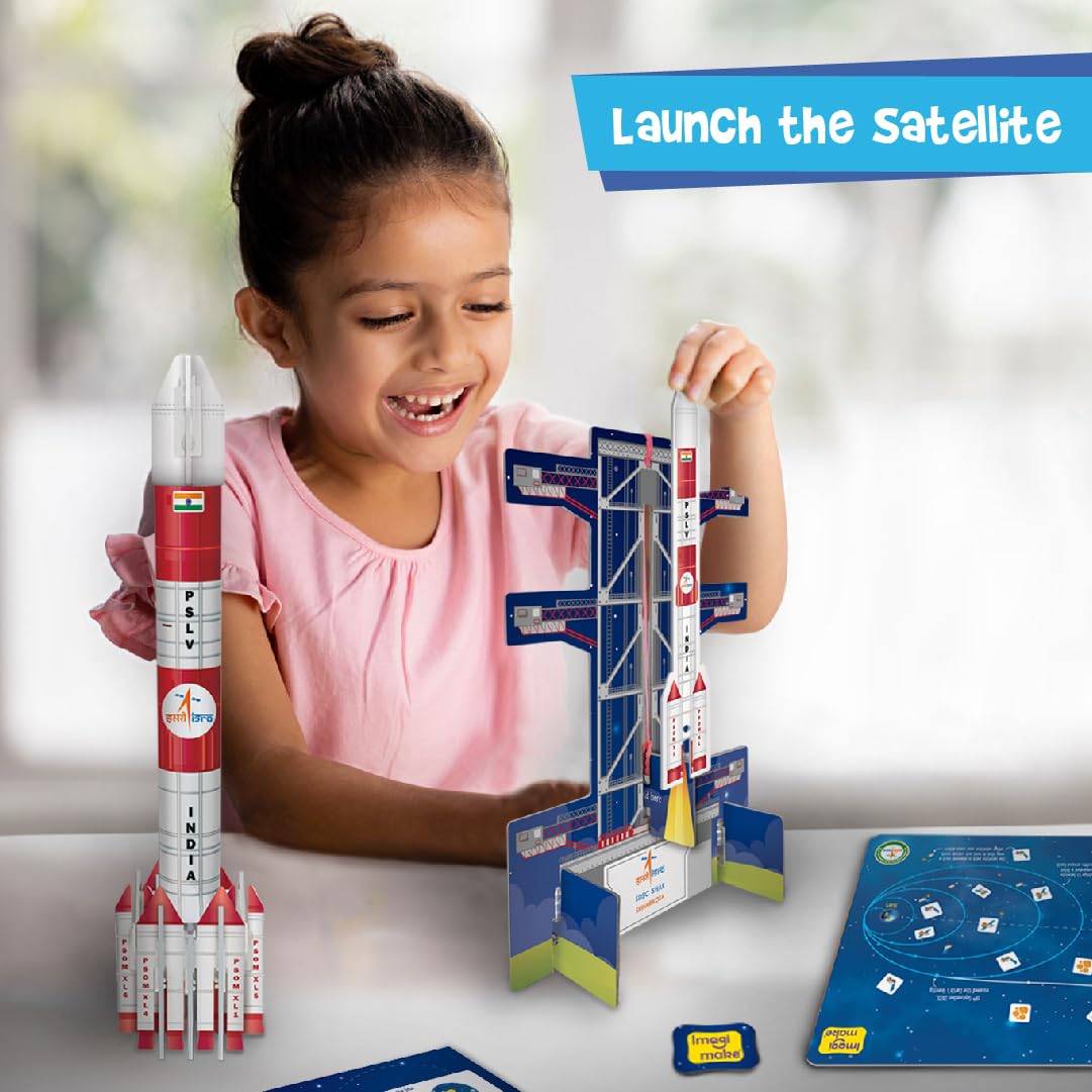 Mapology ISRO Space Toys: Mission Suryayaan Aditya L1 | Rocket Model & Satellite Mapology ISRO Space Toys: Mission Suryayaan Aditya L1 | Rocket Model & Satellite