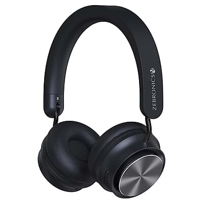 ZEBRONICS Zeb-Bang PRO Bluetooth v5.0 On Ear Headphone, 30H Backup, Foldable Design, Call Function, Voice Assistant Feature, Built-in Rechargeable Battery, Type C Charging, 40mm Driver and AUX.