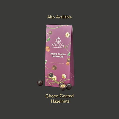 Smoor Chocolate Coated Nuts Treats Pack of 2 - Hazelnut & Almond  50 gm x 2