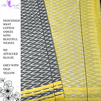 IKKAT  MERCERISED  COTTON SAREE   BGHSDIC23326