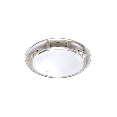 Silver Plain Plate for Pooja,Home (8CM) Silver Plain Plate for Pooja,Home (8CM)