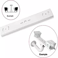 CCTV Camera Stand (Metal) 1 to 2 Horizontal Cross Bar Dual Camera Mount | Bracket for Double CCTV Surveillance Camera CCTV Camera Stand (Metal) 1 to 2 Horizontal Cross Bar Dual Camera Mount | Bracket for Double CCTV Surveillance Camera