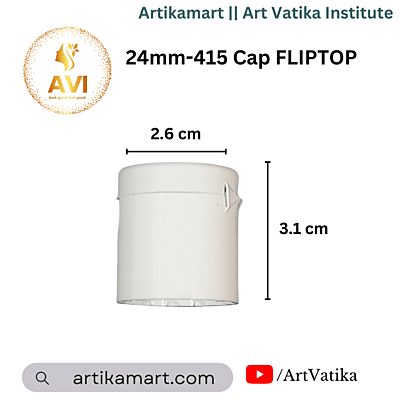 24mm Cap FLIPTOP White 24mm Cap FLIPTOP White