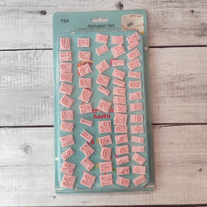 64 in 1 Create Your Own Message Fondant Cutter 64 in 1 Create Your Own Message Fondant Cutter