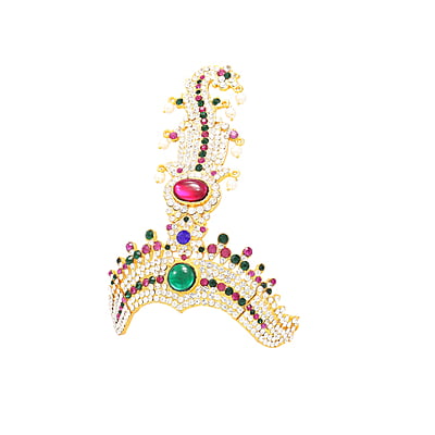 Multicolour Stone Crown For God/Amman