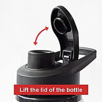 Personalised Gym water bottle, Gym barbell themed sports bottle