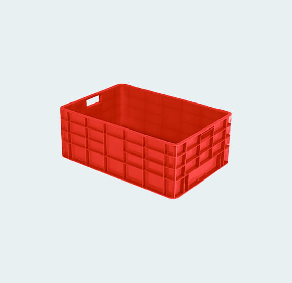 650*450*260 Injection Moulded Plastic Crate 650*450*260 Injection Moulded Plastic Crate
