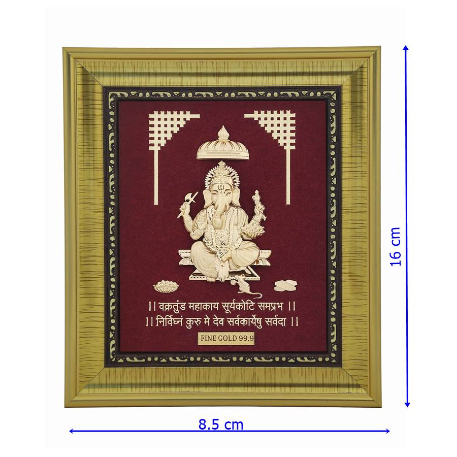 24Kt Gold Ganesh