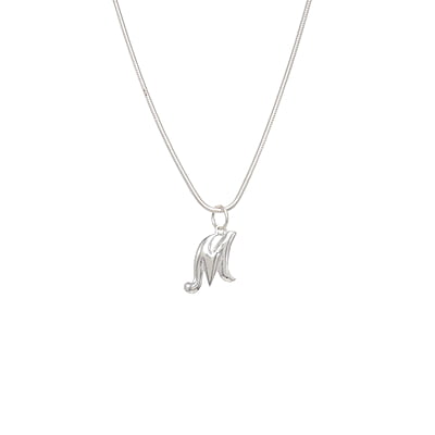 Silver M Pendent/Dollar for Men and Women