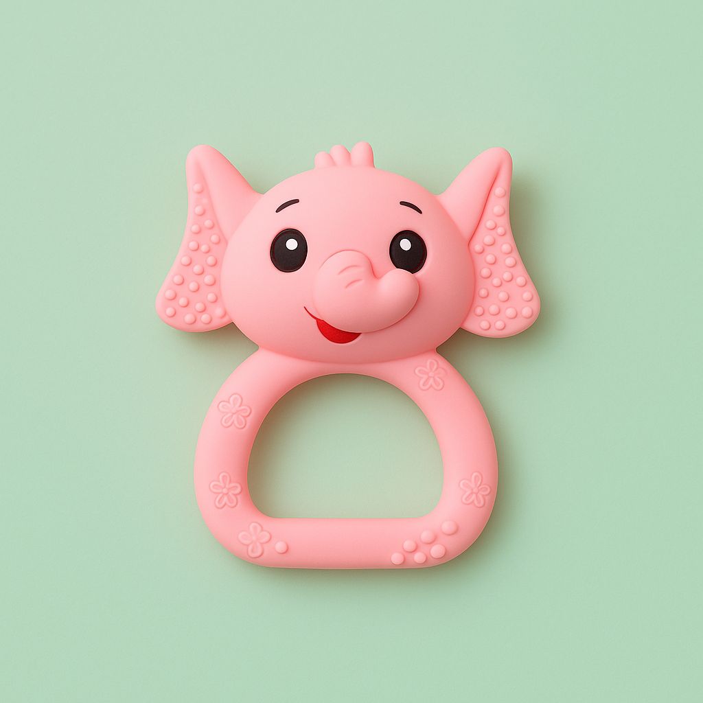 Safari - Silicone Teether and Rattle