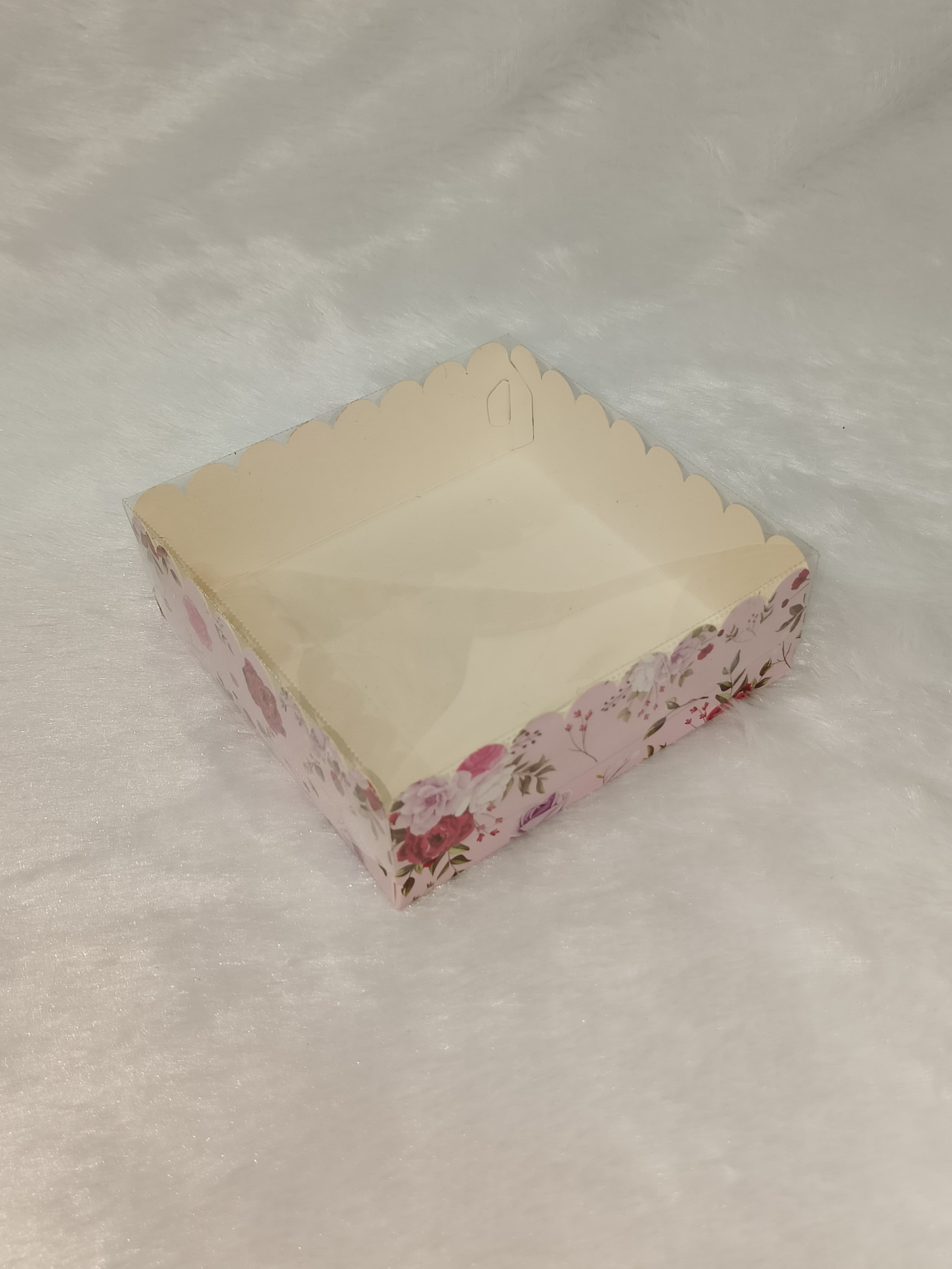 Brownie box 4 Transparent lid