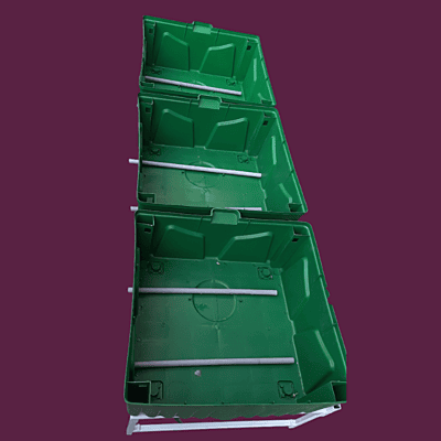 6ft X 2ft Stand with 3 Nos Cooler Tubs 2ftX2ftX1ft