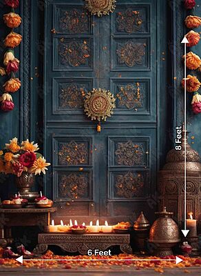 Temple Diya Portrait (PRE-ORDER) Temple Diya Portrait (PRE-ORDER)
