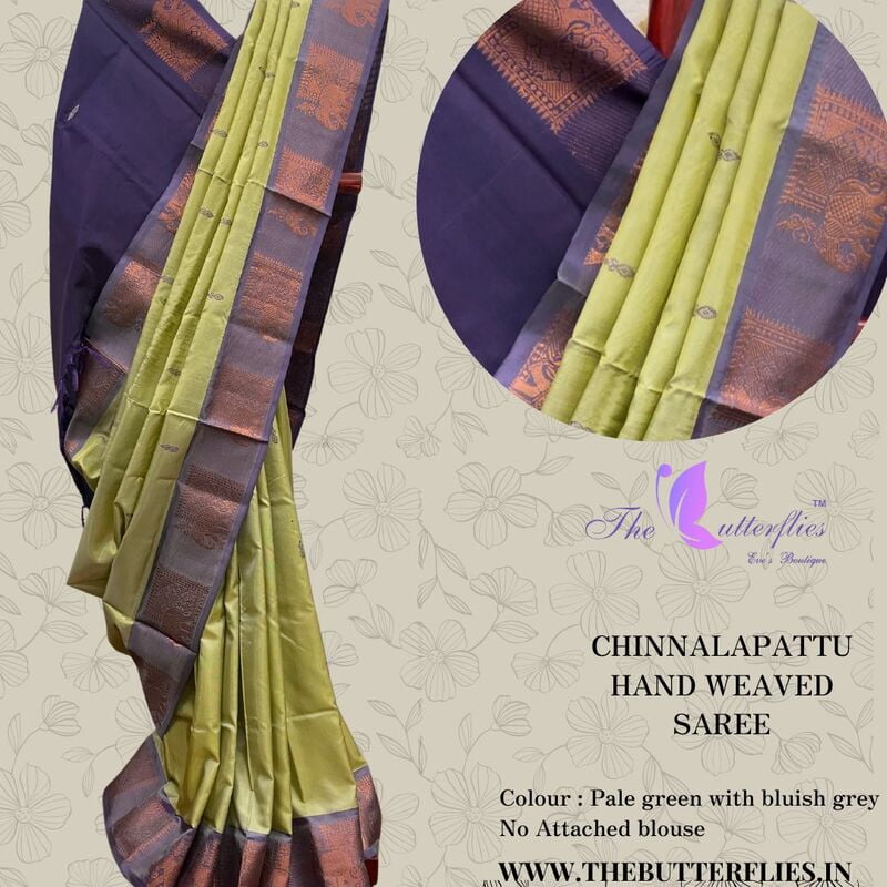 CHINNALAPATTU HAND WEAVED SAREE 4 CHINNALAPATTU HAND WEAVED SAREE 4