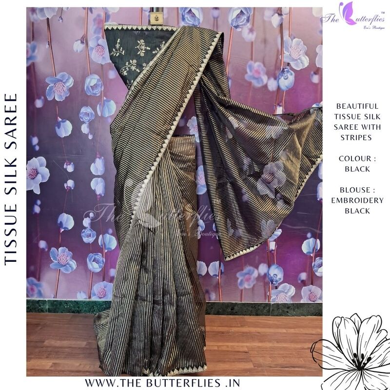TISSUE SILK SAREE DCMSTES24287 TISSUE SILK SAREE DCMSTES24287