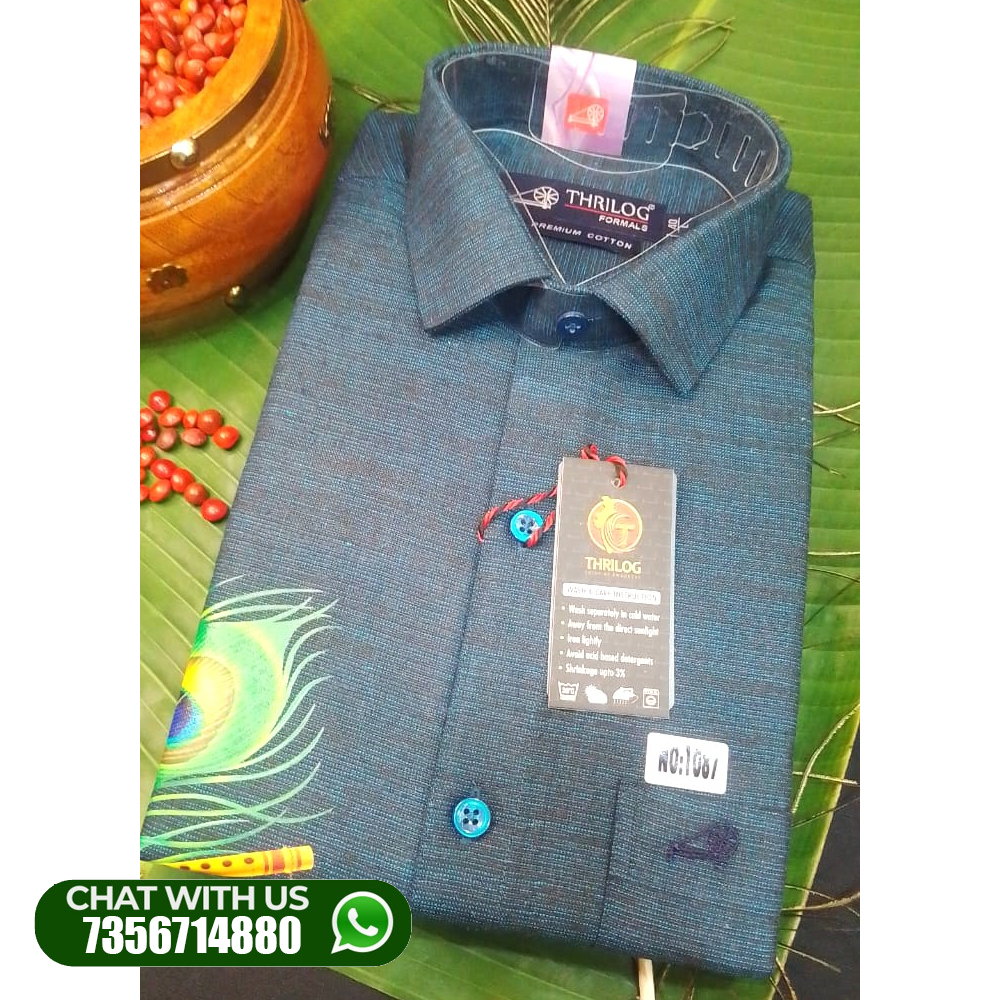 MAYILPEELI ODAKUZHAL MURAL PRINTED SHIRT