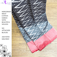 IKKAT MERCERISED COTTON SAREE BGHSDIC23312 IKKAT MERCERISED COTTON SAREE BGHSDIC23312