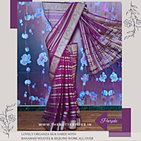 ORGANZA SILK SAREE PSSSORZ23090 ORGANZA SILK SAREE PSSSORZ23090