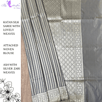 KATAN SILK SAREE USTSSIL23491 KATAN SILK SAREE USTSSIL23491