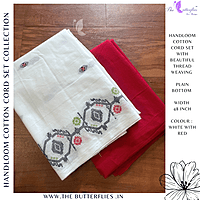 HANDLOOM COTTON CORD SET MAHCHAC24393 HANDLOOM COTTON CORD SET MAHCHAC24393