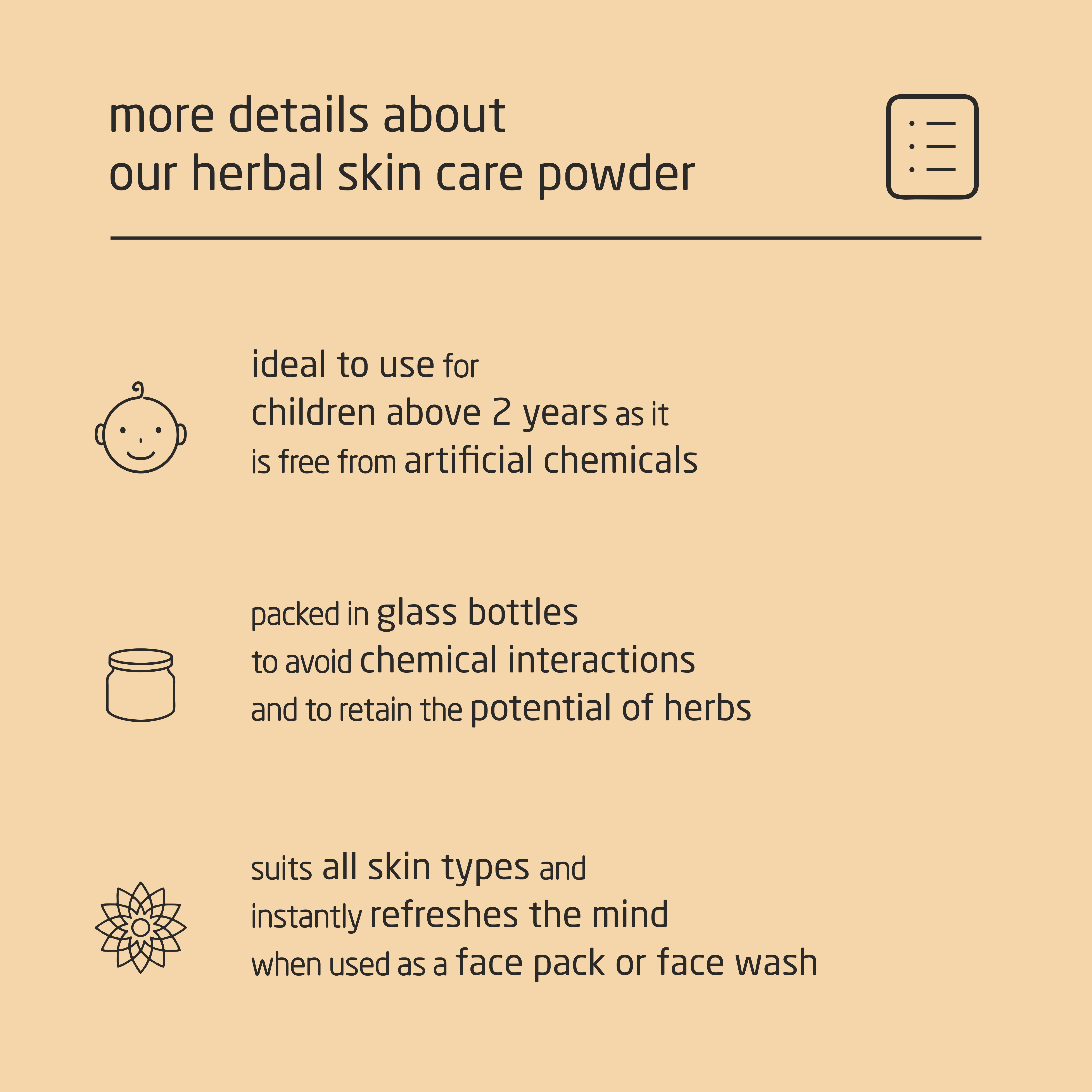 Super Premium Herbal Skin Care Powder - 100g Super Premium Herbal Skin Care Powder - 100g