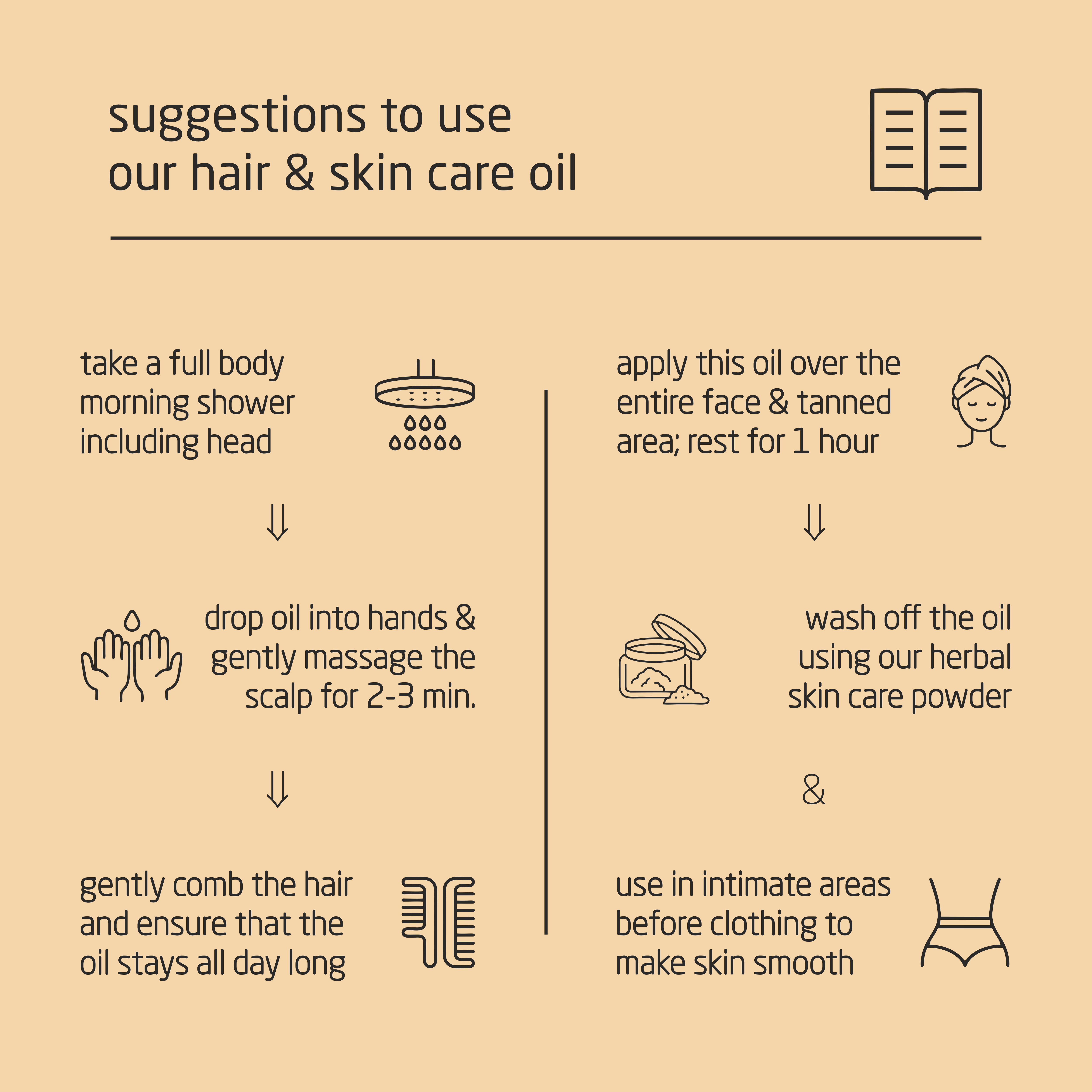 Premium Herbal Cold-Infused Hair & Skin Care Oil - 100ml Premium Herbal Cold-Infused Hair & Skin Care Oil - 100ml