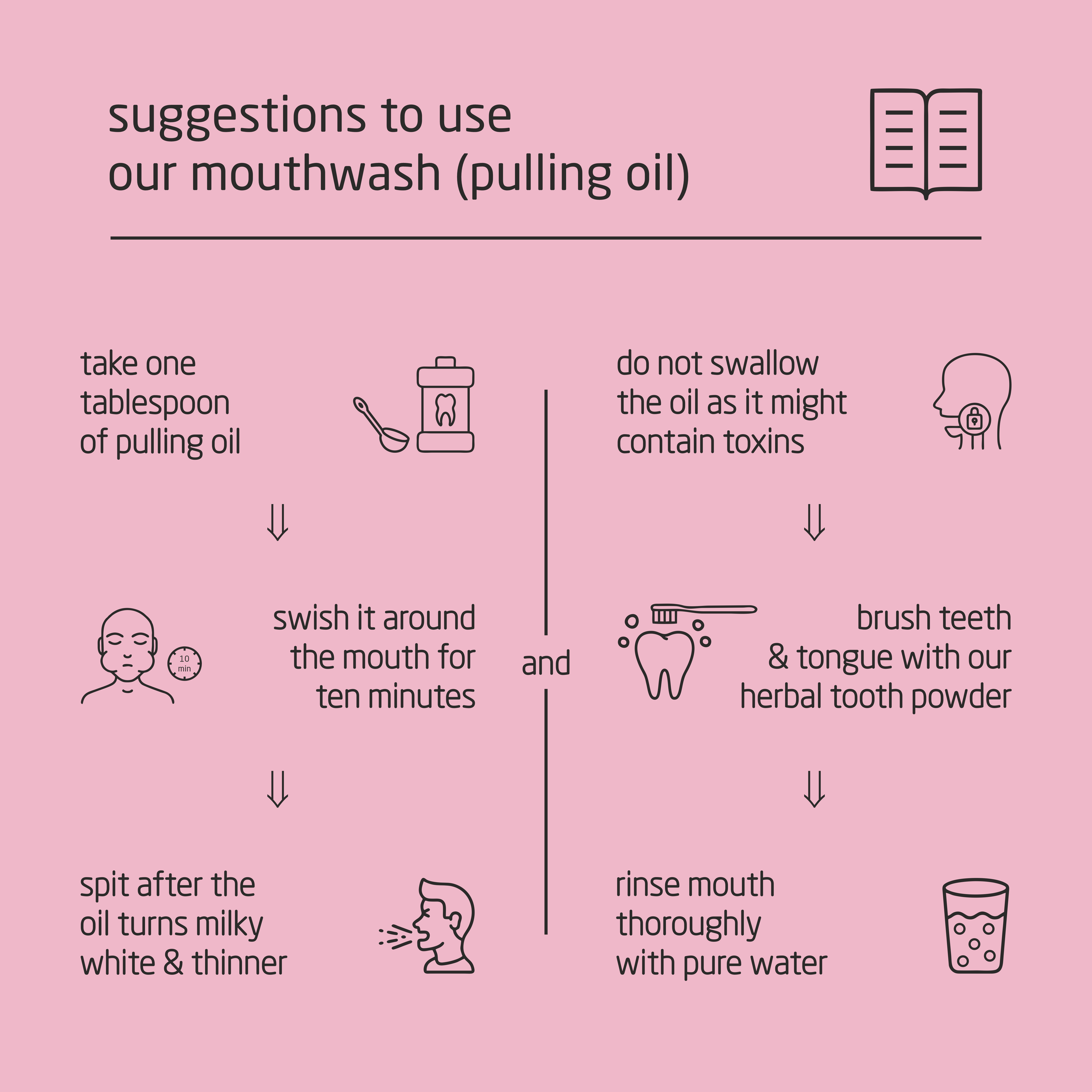 Premium Herbal Cold-Infused Mouthwash (Pulling Oil) - 100ml Premium Herbal Cold-Infused Mouthwash (Pulling Oil) - 100ml