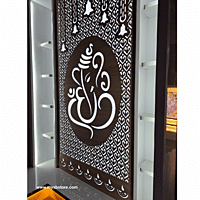 Buy Prime Wood Ganpati Ji Mandir with Storage Space Online Buy Prime Wood Ganpati Ji Mandir with Storage Space Online