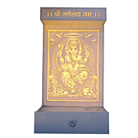 3D Corian Ganesh Ji Puja Mandir | Full Corian 3D Corian Ganesh Ji Puja Mandir | Full Corian