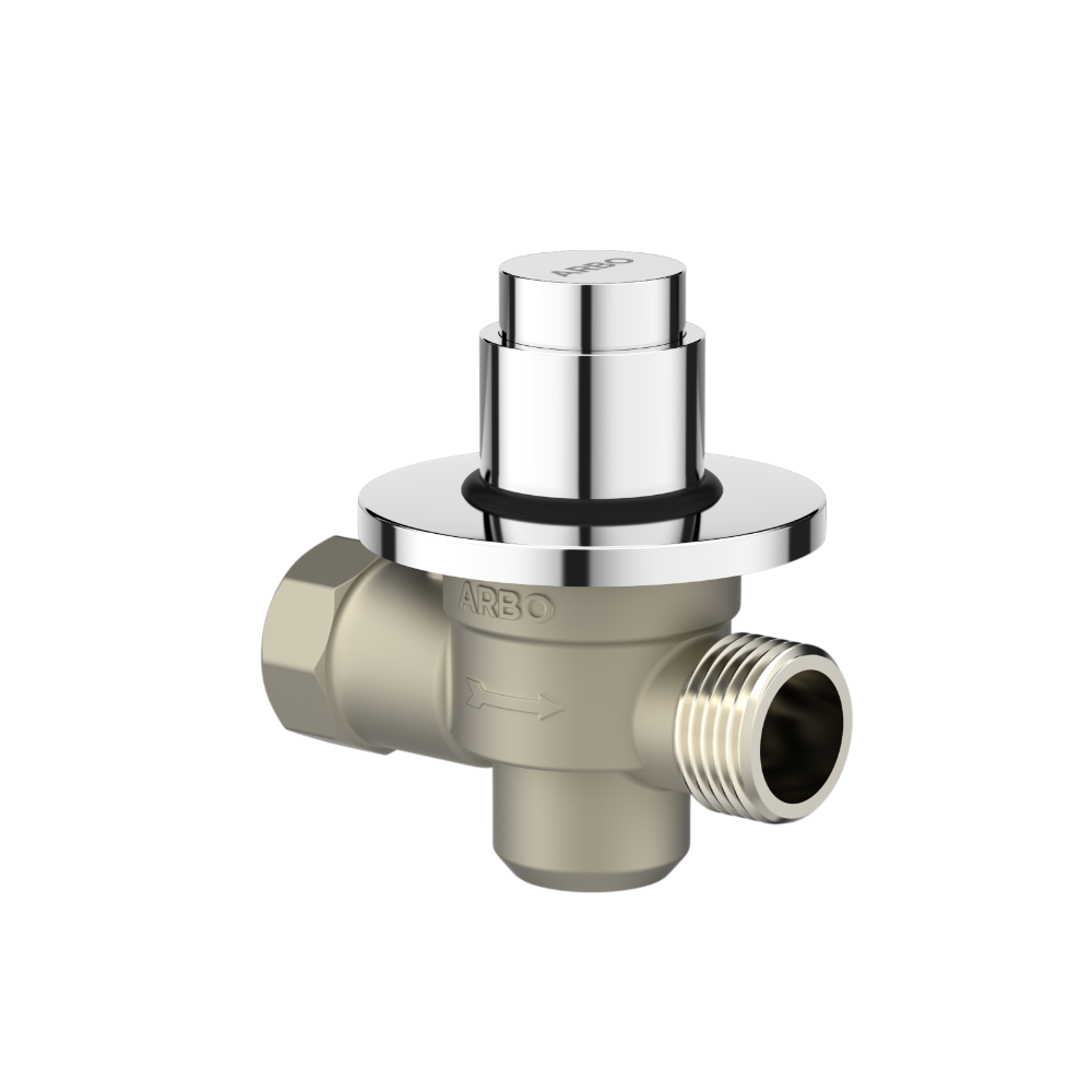 Round Forged Brass Metropole Flush Valve