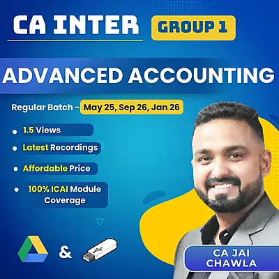 CA Inter Advanced Accounting (Group 1) By CA Jai Chawla