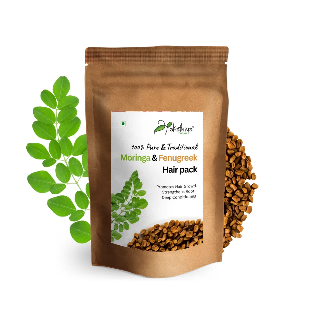 Moringa Methi Hair Pack (100g) – Transform and Strengthen Your Hair Naturally Moringa Methi Hair Pack (100g) – Transform and Strengthen Your Hair Naturally