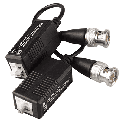 AD-VB-376 CCTV Passive Video Balun Transmitter & Transceiver with Cable for 1080P TVI/CVI/TVI/AHD/960H DVR