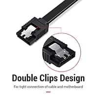 SATA Data Cable With Lock SATA Data Cable With Lock