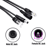 AD-PC-399 Passive PoE Cable - Power Over Ethernet Injector/Splitter Kit RJ45 DC Power AD-PC-399 Passive PoE Cable - Power Over Ethernet Injector/Splitter Kit RJ45 DC Power