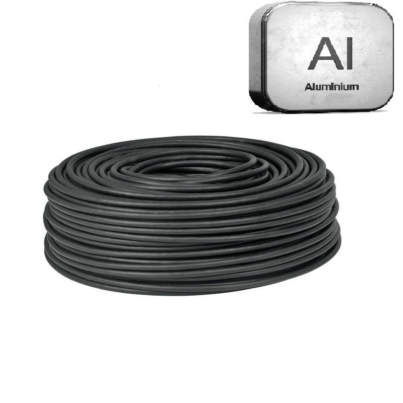 Aluminium Earthing cable black 50 sq.mm