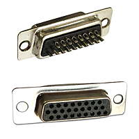 D-Sub VGA Connector – 2.29mm Pitch, High-Quality Male/Female Connector for Reliable Video Signal Transmission