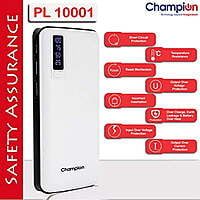 Champion 10000 mAh Power Bank PL-10001 White & Black Champion 10000 mAh Power Bank PL-10001 White & Black