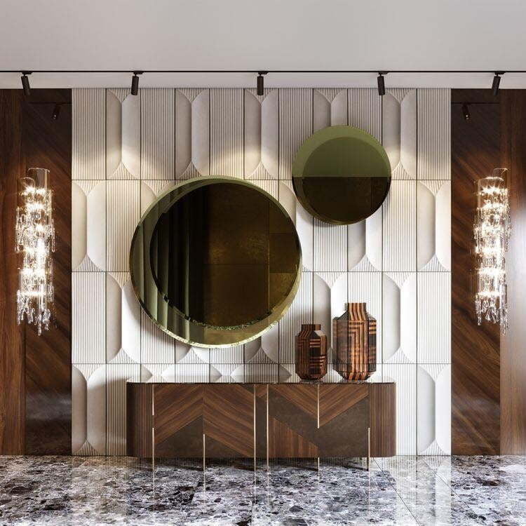 3D HDHMR Wall Panels 3DHWP002 3D HDHMR Wall Panels 3DHWP002