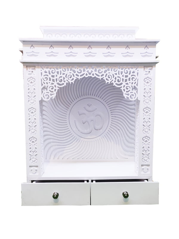 3D Corian Om Mandir With Pillar 3D Corian Om Mandir With Pillar