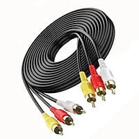 3 RCA Male to 3 RCA Male Stereo Audio Video Cable 1.5M 3 RCA Male to 3 RCA Male Stereo Audio Video Cable 1.5M