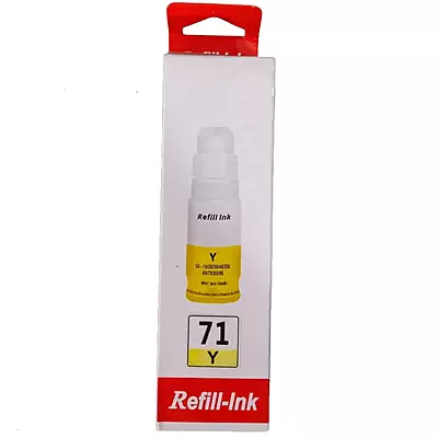 Refill Ink GT-71 For Canon G1020 G2020 G2021 G3020 G3021 Printer (CMYK) Refill Ink GT-71 For Canon G1020 G2020 G2021 G3020 G3021 Printer (CMYK)