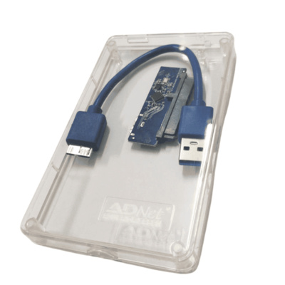 AD-TC-174 USB 3.0 Transparent Glass Laptop Casing 6.5cm (2.5 Inch) HDD/SSD Enclosure Case Cover SATA AD-TC-174 USB 3.0 Transparent Glass Laptop Casing 6.5cm (2.5 Inch) HDD/SSD Enclosure Case Cover SATA