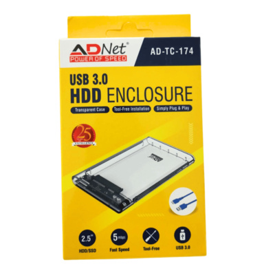 AD-TC-174 USB 3.0 Transparent Glass Laptop Casing 6.5cm (2.5 Inch) HDD/SSD Enclosure Case Cover SATA AD-TC-174 USB 3.0 Transparent Glass Laptop Casing 6.5cm (2.5 Inch) HDD/SSD Enclosure Case Cover SATA