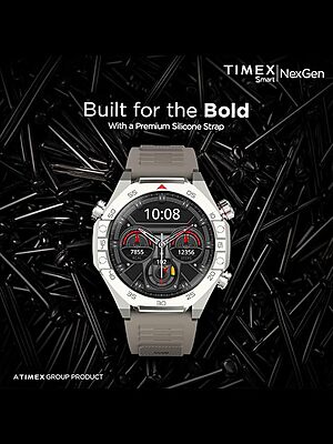 TIMEX Smart NexGen 1.43"(3.6cm) AMOLED Display with Functional  Smartwatch for Unisex - TWTXW703T