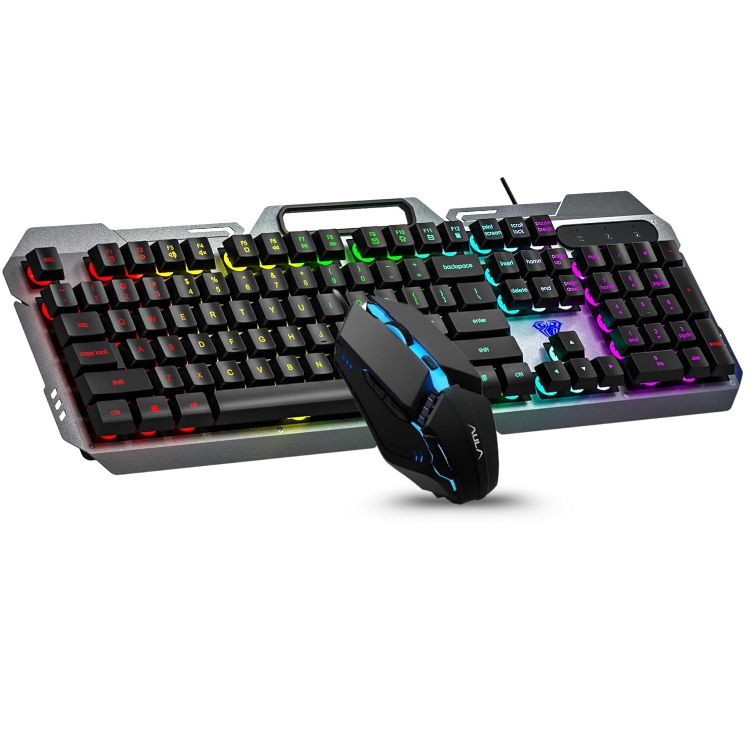 Open Box Aula F2023 Combo Wired USB Gaming mouse & keyboard (Black) Open Box Aula F2023 Combo Wired USB Gaming mouse & keyboard (Black)