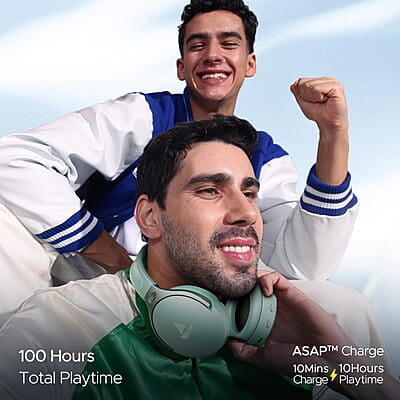 boAt Rockerz 551Anc Hybrid Active Noise Cancellation Over Ear Headphones with Up to 100H Playtime, ASAP Charge, Ambient Sound Mode &Dual Eq Modes, Enx Technology